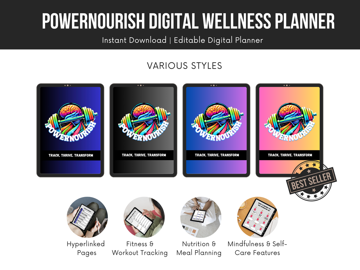 PowerNourish Digital Planner, Standard Version