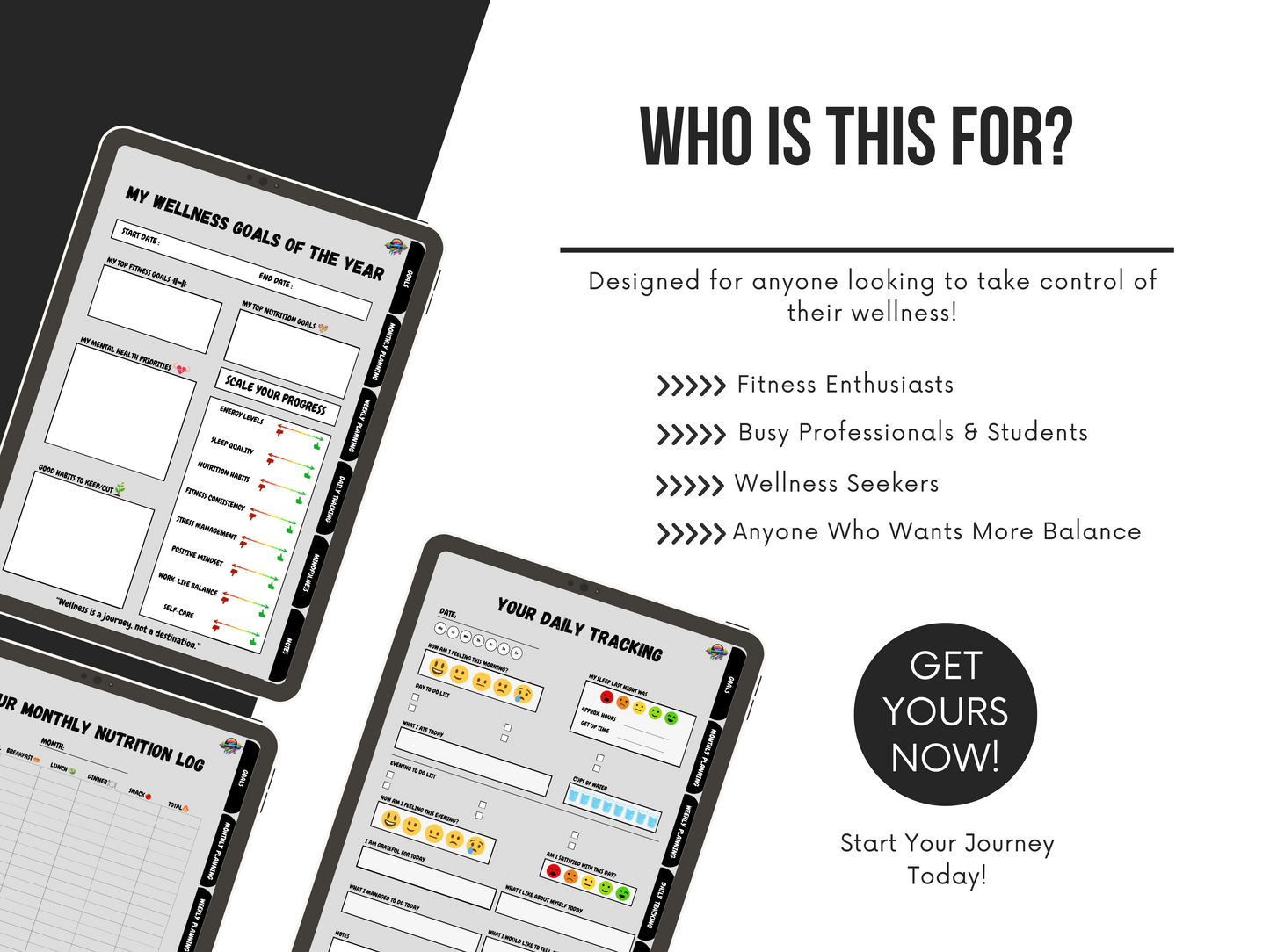 PowerNourish Digital Planner, Standard Version